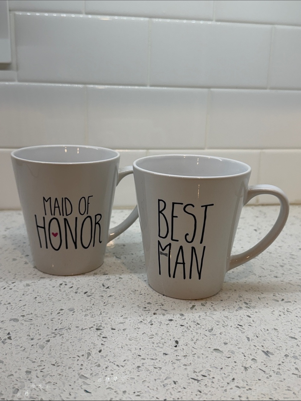 Best Man & Maid of Honor Mugs